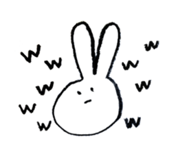 Sticker of rabbit. sticker #3287182