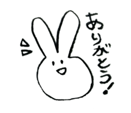 Sticker of rabbit. sticker #3287183