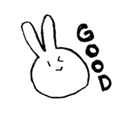 Sticker of rabbit. sticker #3287186