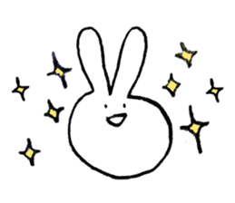 Sticker of rabbit. sticker #3287190