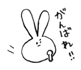 Sticker of rabbit. sticker #3287192