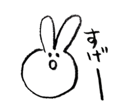 Sticker of rabbit. sticker #3287195