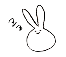 Sticker of rabbit. sticker #3287196