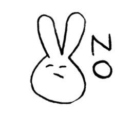 Sticker of rabbit. sticker #3287197