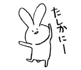 Sticker of rabbit. sticker #3287199