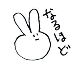 Sticker of rabbit. sticker #3287203