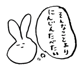 Sticker of rabbit. sticker #3287205