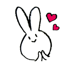 Sticker of rabbit. sticker #3287206