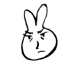 Sticker of rabbit. sticker #3287207