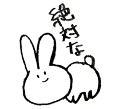 Sticker of rabbit. sticker #3287215