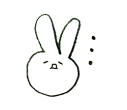 Sticker of rabbit. sticker #3287216