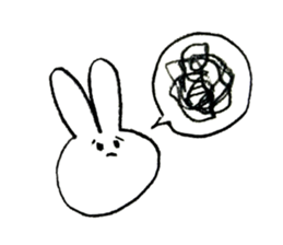 Sticker of rabbit. sticker #3287217