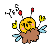 honeybee buzz-buzz sticker #3287258