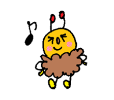 honeybee buzz-buzz sticker #3287260