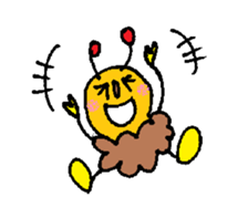 honeybee buzz-buzz sticker #3287263