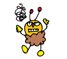 honeybee buzz-buzz sticker #3287264