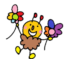 honeybee buzz-buzz sticker #3287267