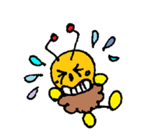 honeybee buzz-buzz sticker #3287272