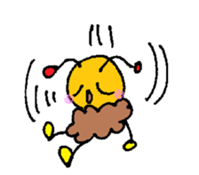 honeybee buzz-buzz sticker #3287277