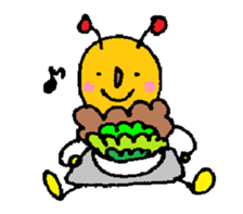 honeybee buzz-buzz sticker #3287278