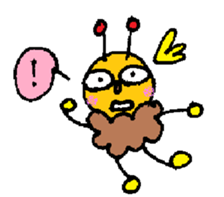 honeybee buzz-buzz sticker #3287280