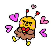 honeybee buzz-buzz sticker #3287286