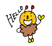 honeybee buzz-buzz sticker #3287287