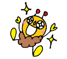 honeybee buzz-buzz sticker #3287291