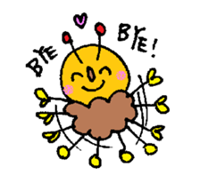 honeybee buzz-buzz sticker #3287292