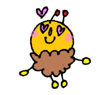 honeybee buzz-buzz sticker #3287294