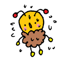 honeybee buzz-buzz sticker #3287297