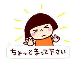 Greetings set of coto-chan sticker #3288013