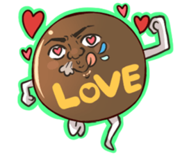 ki-chan is lovely friends tapioca sticker #3288223