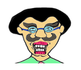 world interesting face sticker #3288320