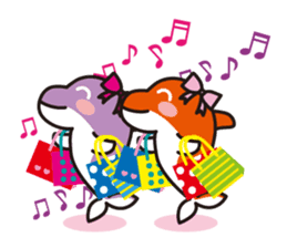 Dolphin Family (Iruka-kun & Iruka-chan) sticker #3288899