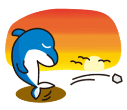 Dolphin Family (Iruka-kun & Iruka-chan) sticker #3288914