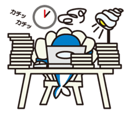 Dolphin Family (Iruka-kun & Iruka-chan) sticker #3288928