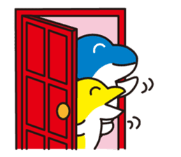 Dolphin Family (Iruka-kun & Iruka-chan) sticker #3288937