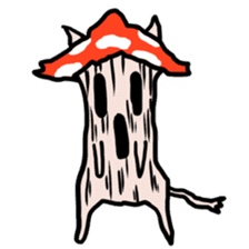 Cat&Mushroom Sticker sticker #3289169