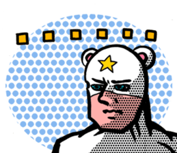 Polar bear-Man sticker #3289249