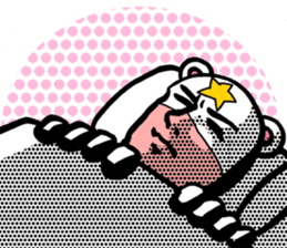 Polar bear-Man sticker #3289251