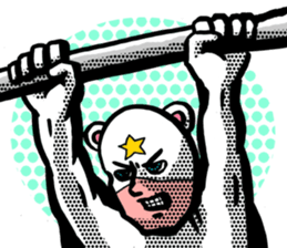 Polar bear-Man sticker #3289254