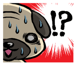 Cutie Pug sticker #3289717