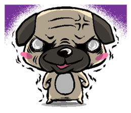 Cutie Pug sticker #3289719