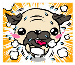 Cutie Pug sticker #3289720