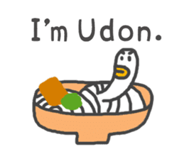 Speaking Kawaii Udon sticker #3290134