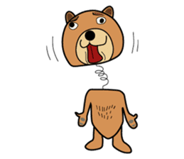 Funny bear is annoying sticker #3290268