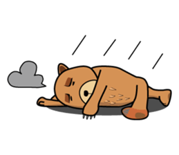 Funny bear is annoying sticker #3290269