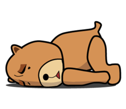 Funny bear is annoying sticker #3290288