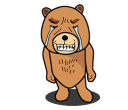 Funny bear is annoying sticker #3290291